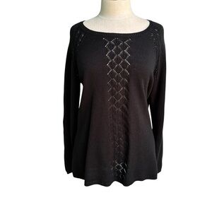 Candie's faux button back sweater